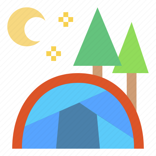 Journey, vacation, tent, travel, camp, camping icon - Download on Iconfinder