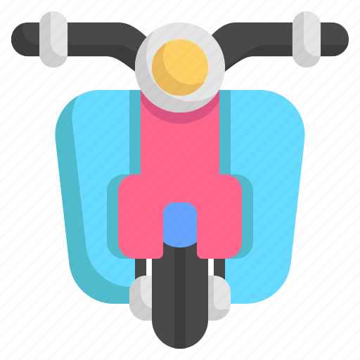 Motorcycle, travel, travelling, transportation, scooter, transport icon - Download on Iconfinder