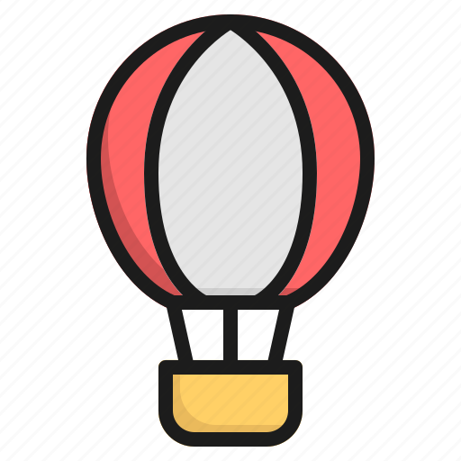 Travel, travelling, transportation, flight, fly, transport, hot air balloon icon - Download on Iconfinder