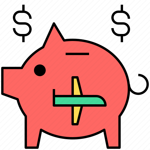 Saving, cost, piggy, dollar, money icon - Download on Iconfinder