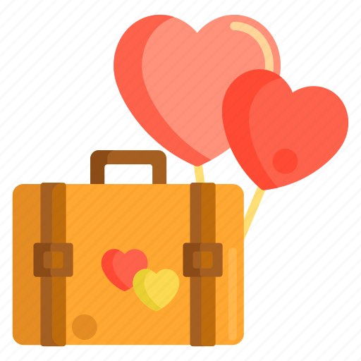 Baggage, briefcase, elope, honeymoon, suitcase icon - Download on Iconfinder