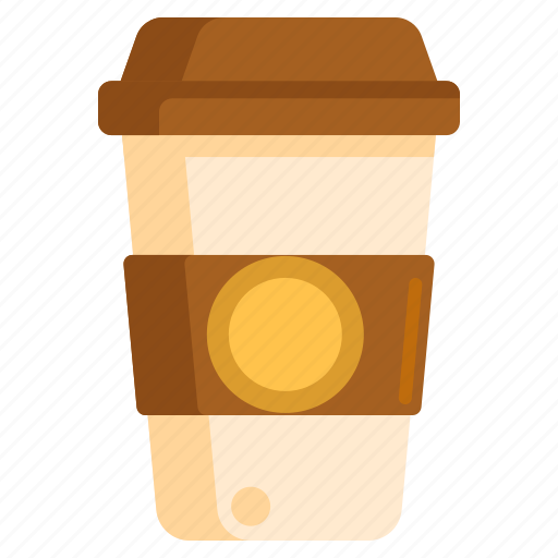 Beverage, cappuccino, coffee, drink, hot, latte, takeaway cup icon - Download on Iconfinder