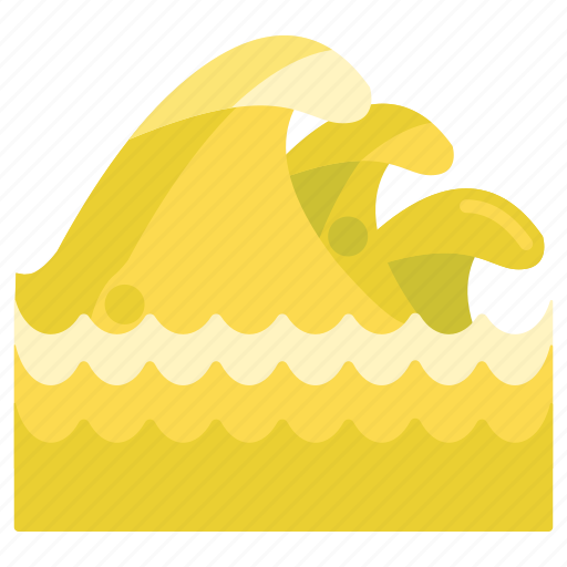 Ocean, sea, tsunami, waves icon - Download on Iconfinder