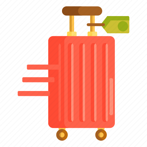 Baggage, briefcase, luggage, suitcase, travel, wheeled icon - Download on Iconfinder