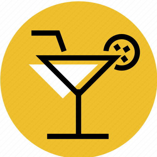 Cocktail, cocktail icon, glass, glass icon, grid, lemon icon - Download on Iconfinder