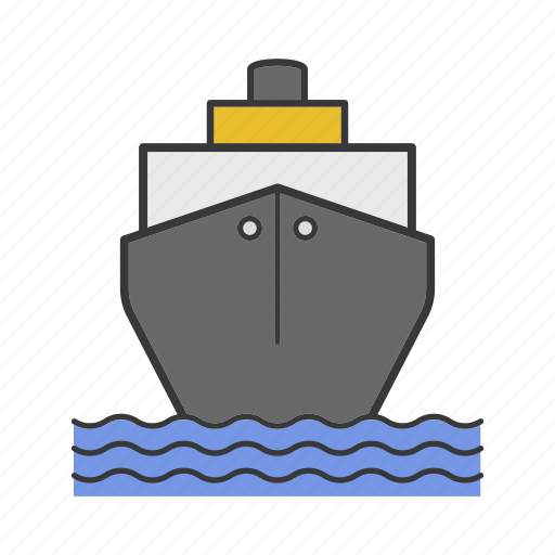 Boat, cruise, ferry boat, freighter, ship, tanker, travel icon - Download on Iconfinder