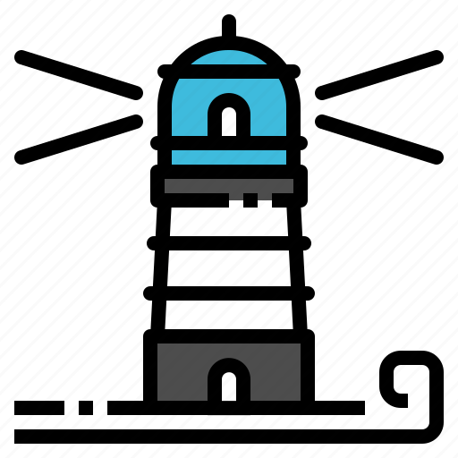 Building, coast, lighthouse, navigation, tower icon - Download on Iconfinder