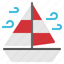 activity, boat, sailing, ship, travel 