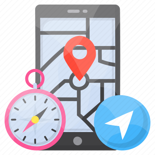 Map navigation, outdoor traveling, gps meter, location, pin icon - Download on Iconfinder