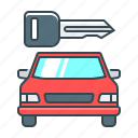 car, car rental, key, rental, auto, automobile, transport