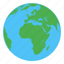 africa, europe, earth, world