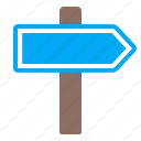 index, blue, right, sign