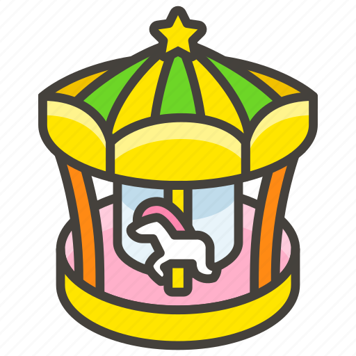 1f3a0, carousel, horse icon - Download on Iconfinder