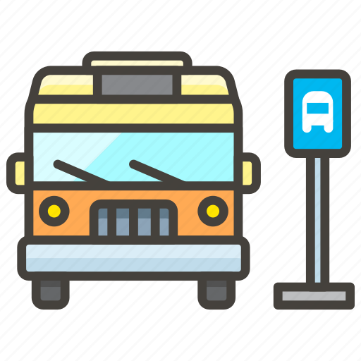 1f68f, a, bus, stop icon - Download on Iconfinder