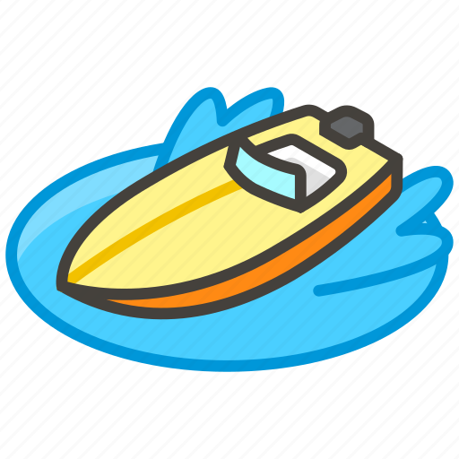 1f6a4, a, speedboat icon - Download on Iconfinder