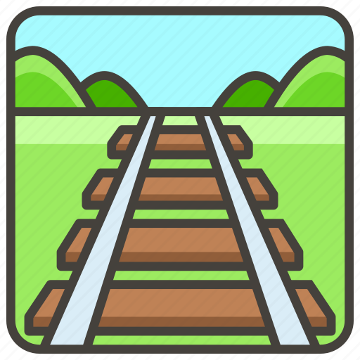 1f6e4, a, railway, track icon - Download on Iconfinder