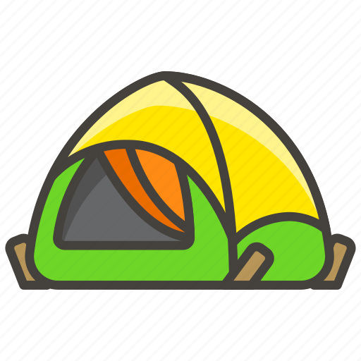 26fa, a, tent icon - Download on Iconfinder on Iconfinder
