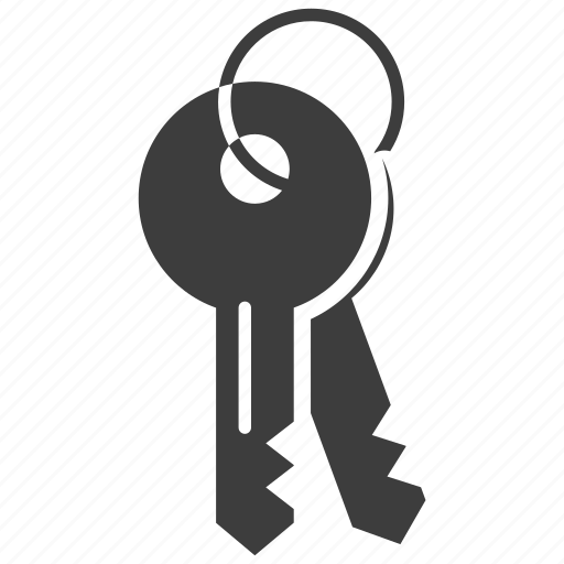 Key, key tag, keychain, lock key, room key icon - Download on Iconfinder