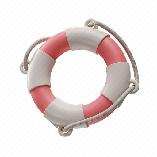 Rescue, buoy, travel, holiday, vacation, tourist, summer 3D illustration - Download on Iconfinder
