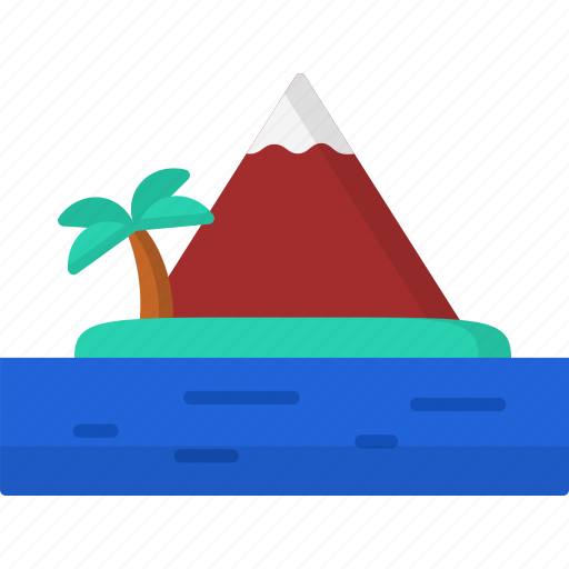 Island, land, terrain, sea, ocean, mountain, archipelago icon - Download on Iconfinder
