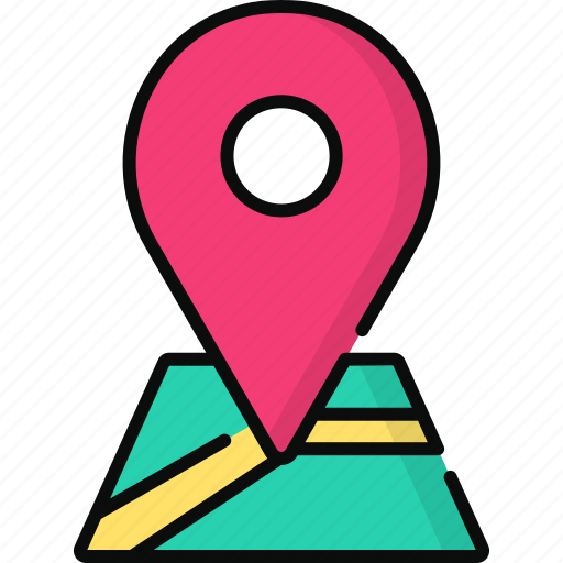 Gps, map pointer, placeholder, location, map pin, navigation icon - Download on Iconfinder