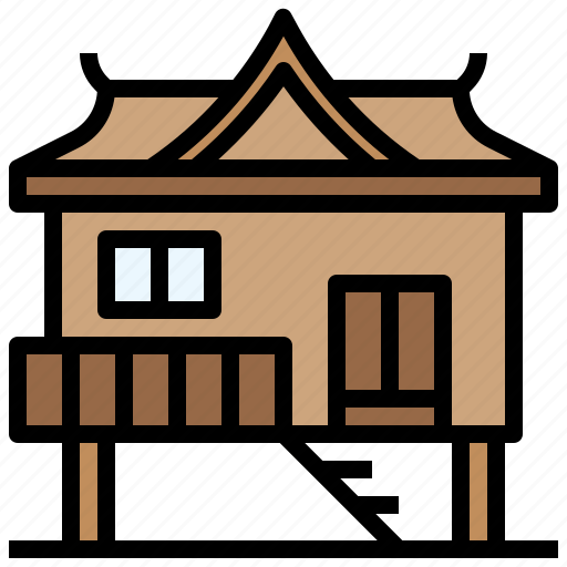 Buildings, construction, home, house, thailand icon - Download on Iconfinder