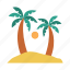 beach, palm, summer, tourism, tree 