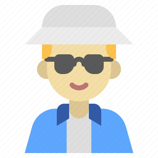 Boy, holiday, male tourist, tourism, travel, traveller, vacation icon - Download on Iconfinder