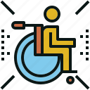 accessibility, disabled, passenger, person, wheelchair
