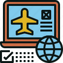 airplane, booking, online, transportation, travel