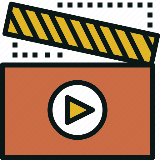 Clip, entertainment, film, movie, video icon - Download on Iconfinder