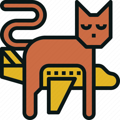 Airplane, cat, pet, shipping, transportation, travel icon - Download on Iconfinder