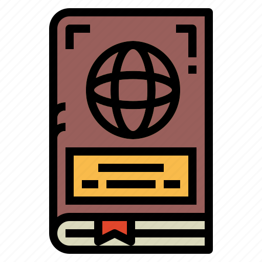 Book, identity, passport, travel icon - Download on Iconfinder