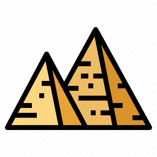 Buildings, egypt, monuments, pyramids icon - Download on Iconfinder