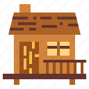 buildings, cabin, home, house