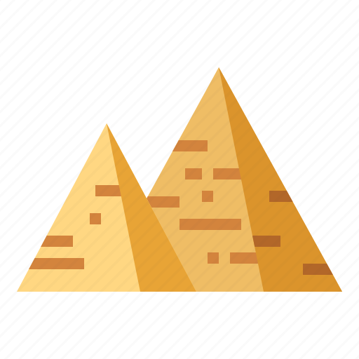 Buildings, egypt, monuments, pyramids icon - Download on Iconfinder