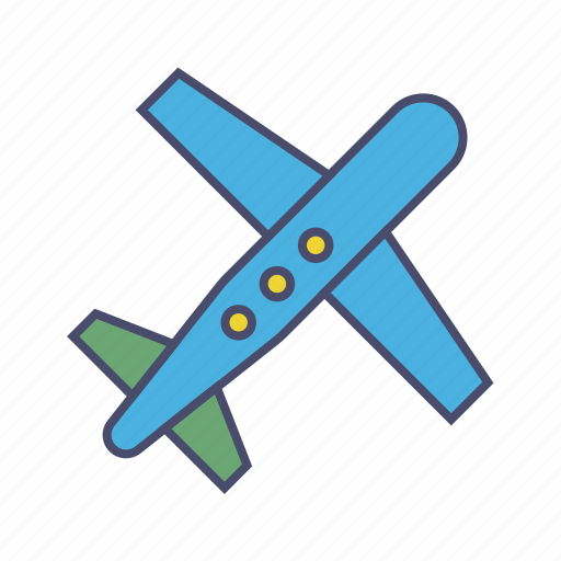 Travel, vehicle, transportation, plane, flight icon - Download on Iconfinder