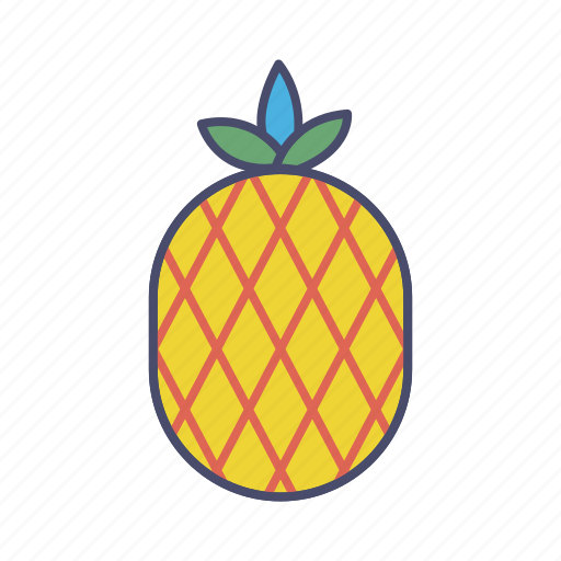 Travel, pineapple, vacation, fruit, tropical, summer icon - Download on Iconfinder