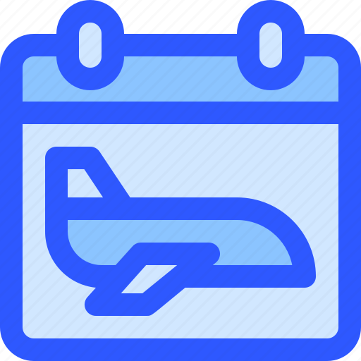 Airport, flight, calendar, travel, schedule, date icon - Download on Iconfinder