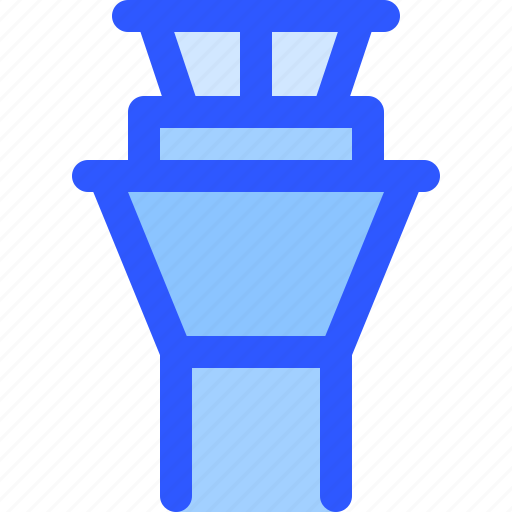 Airport, flight, control tower, building, traffic icon - Download on Iconfinder