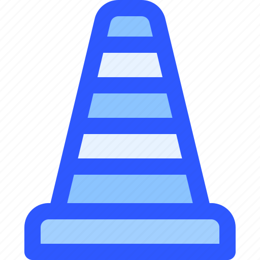 Airport, flight, cone, traffic cone, warning, safety icon - Download on Iconfinder