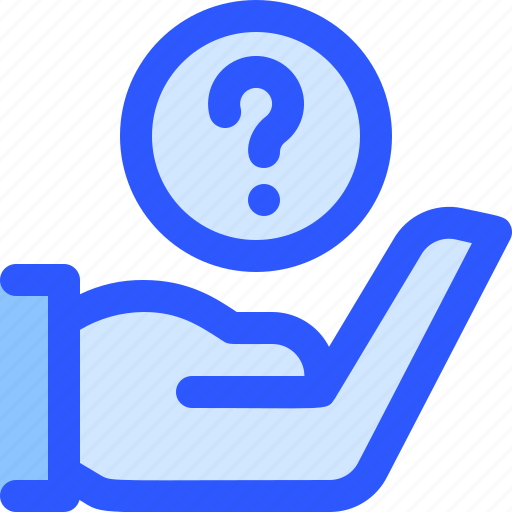 Help, support, hand question, faq, information icon - Download on Iconfinder
