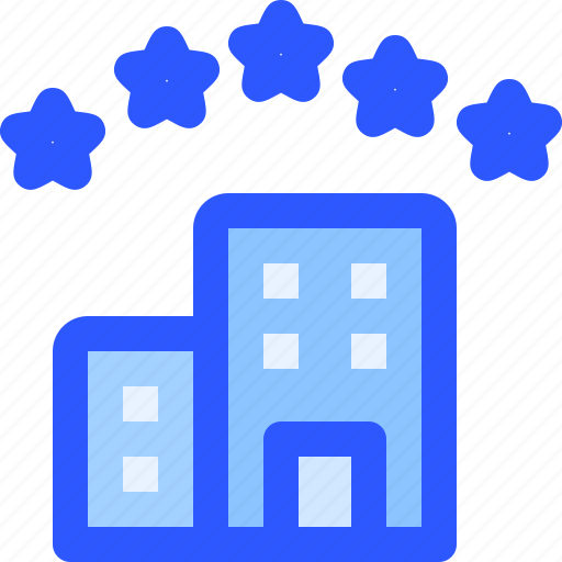 Hotel, service, star, rating, review, building icon - Download on Iconfinder