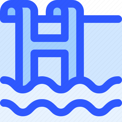 Hotel, service, swimming pool, swim, water icon - Download on Iconfinder