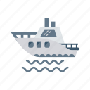 boat, cargo, ship, transport, travel