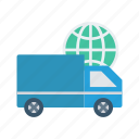 delivery, fast, truck, van, world