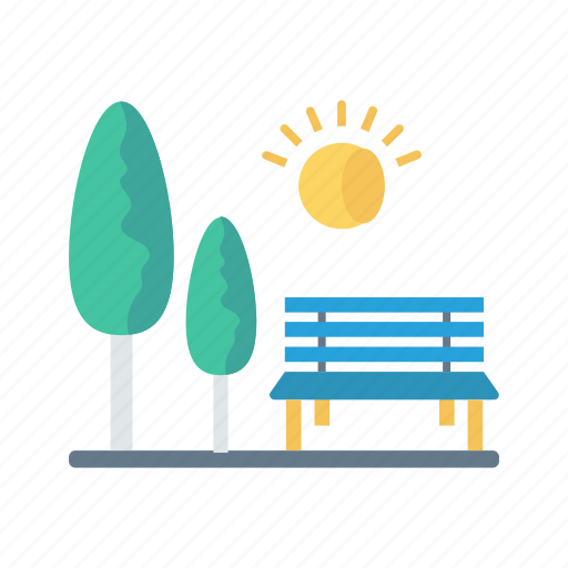 Nature, park, sun, tree, weather icon - Download on Iconfinder
