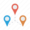 finder, location, path, pin, way