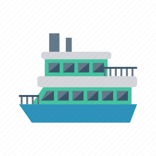 Boat, cargo, ship, transport, travel icon - Download on Iconfinder