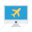 flight, lcd, monitor, online, travel 